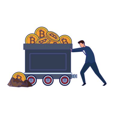 İş adamı avatar vektör tasarımı