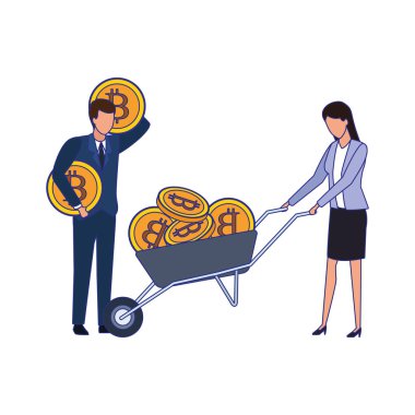 İşadamı ve işkadını avatar tasarımı