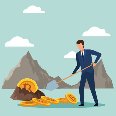 İş adamı avatar vektör tasarımı