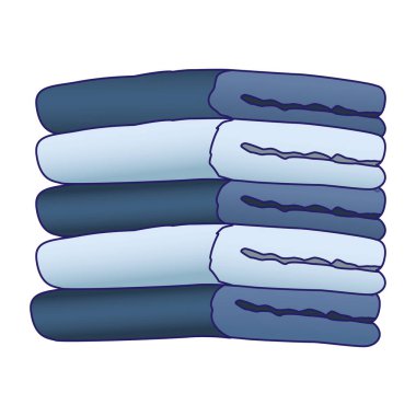 dizilmiş havlu simgesi