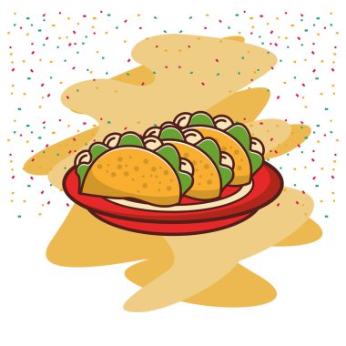 Lezzetli Meksika yemeği ikonu