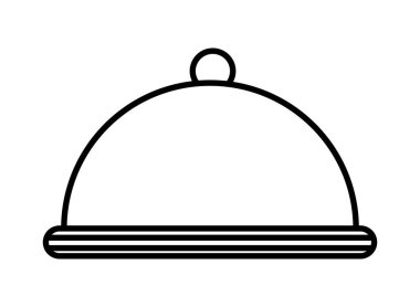 tepsi sunucu çanak izole kutsal kişilerin resmi