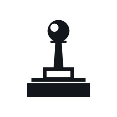 Video oyunu joystick kontrol kolu simgesi