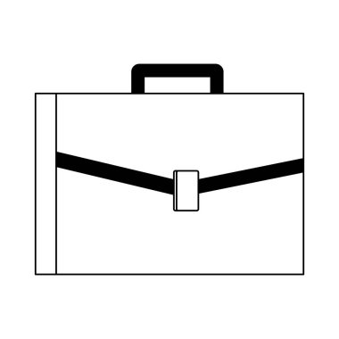 iş çantası simgesi, düz tasarım