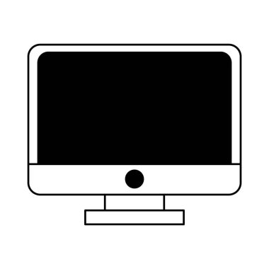 Teknoloji bilgisayar ekran çizgi film