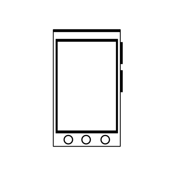Smartphone device icon, flat design — 스톡 벡터
