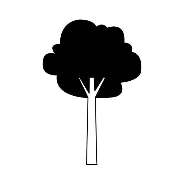 Tree icon image, flat design — 스톡 벡터