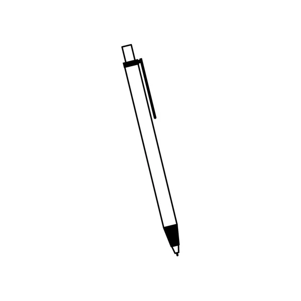 Stift-Icon-Image, flaches Design — Stockvektor