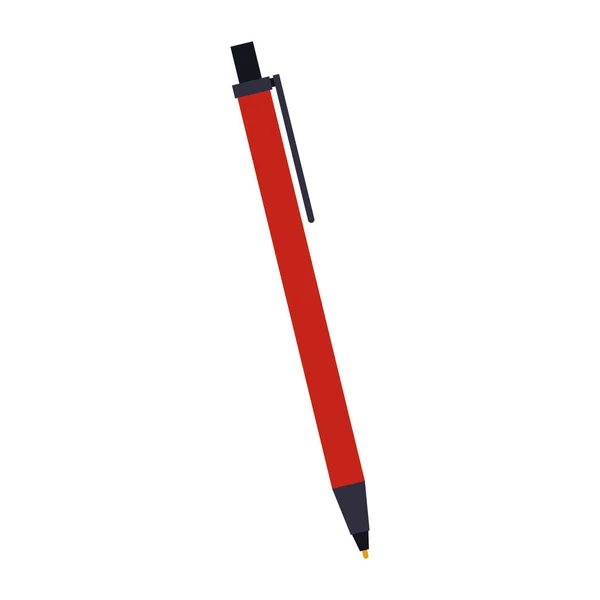 Imagem do ícone da caneta, projeto liso — Vetor de Stock