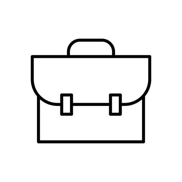 Portfolio briefcase documents isolated icon — Stock Vector