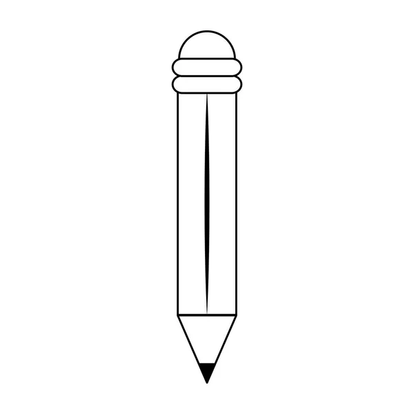 Значок школьного карандаша — стоковый вектор