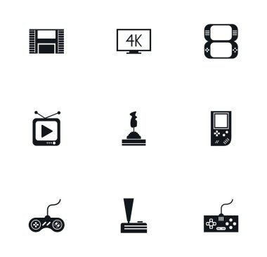 Video oyunu simgelerinin demeti