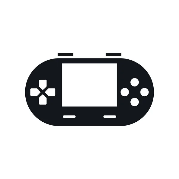 Icona del dispositivo portatile del videogioco — Vettoriale Stock