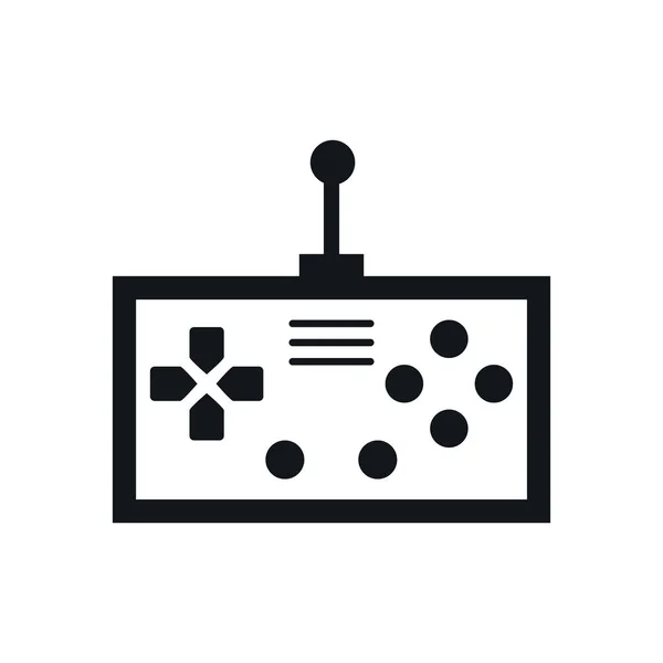 Icono manija de control de videojuego — Vector de stock