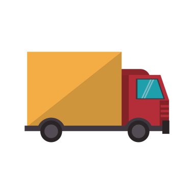 kamyon nakliye aracı karikatürü