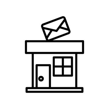 bina ofisi posta servisi simgesi