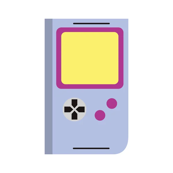 Retro vintage game tetris cartoon — Stock Vector