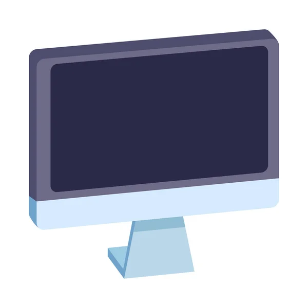 Symbol izometryczny ekranu komputera — Wektor stockowy