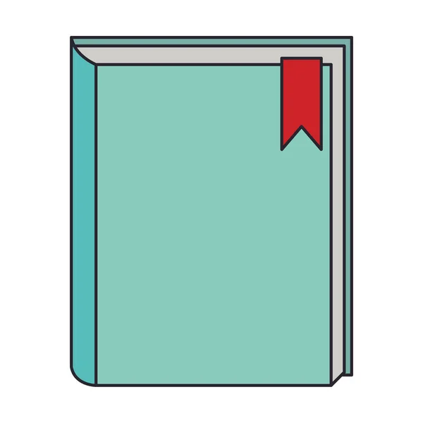 Icono de educación y libros aislados — Vector de stock