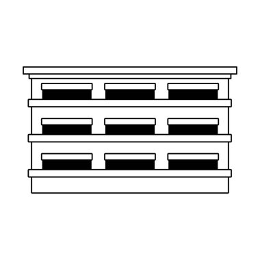 şehir binası simgesi resmi, düz tasarım