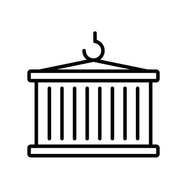 vinç kancası taşıyıcı simgesi