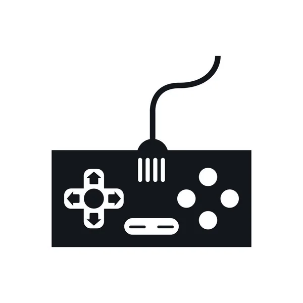 Video game control handle icon — Stock Vector