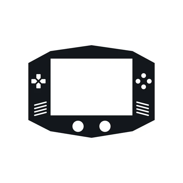 Videospel bärbar enhet ikon — Stock vektor
