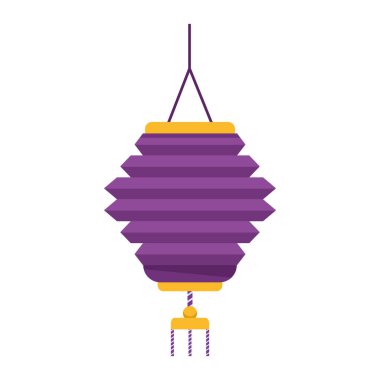 Doğulu fener simgesi, düz tasarım