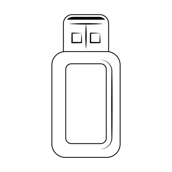 USBメモリースティックのデザイン — ストックベクタ