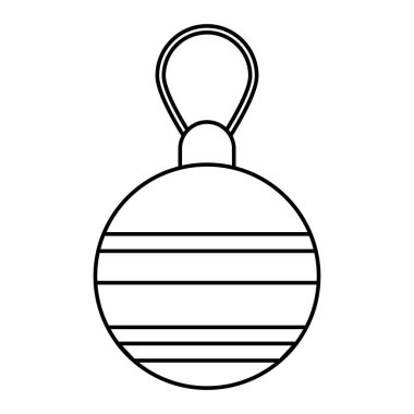 Mutlu noel baloları asılı süslemeleri