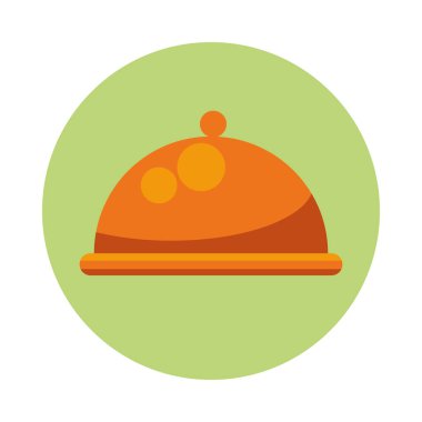 tepsi sunucu çanak izole kutsal kişilerin resmi