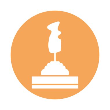 Video oyunu joystick kontrol kolu simgesi