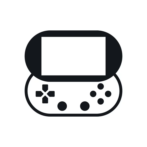 Videojáték hordozható eszköz ikon — Stock Vector