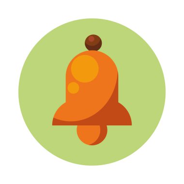 Mutlu Noeller çan dekorasyon ikonu