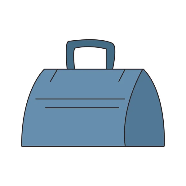 Icona della valigia da viaggio, design piatto . — Vettoriale Stock