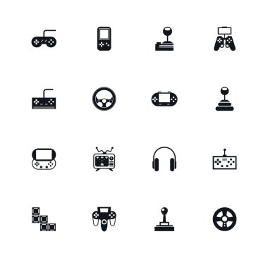Video oyunu simgelerinin demeti