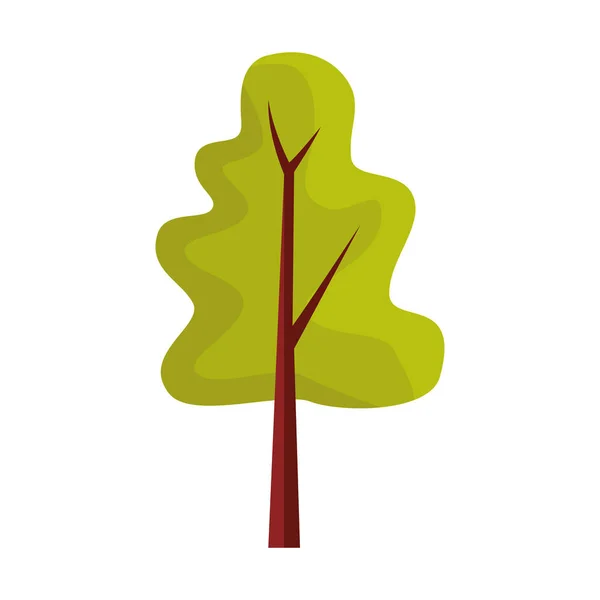 Φθινόπωρο δέντρο φυτό εποχιακό απομονωμένο εικονίδιο — Διανυσματικό Αρχείο