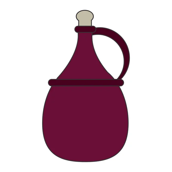 Design of jug of wine icon image — Stock Vector