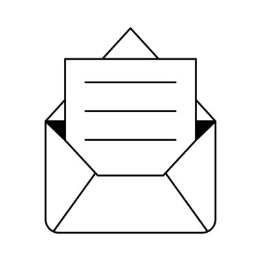 zarf e-posta karikatür