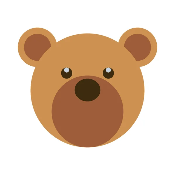 Lindo osito peluche juguete — Vector de stock