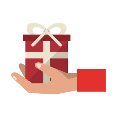 hediye paketi karikatürü