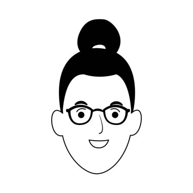 gözlüklü havalı kadın