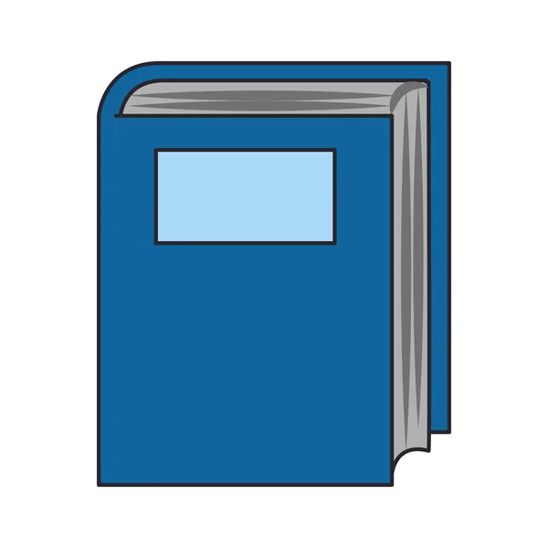 Icono de educación y libros aislados — Vector de stock
