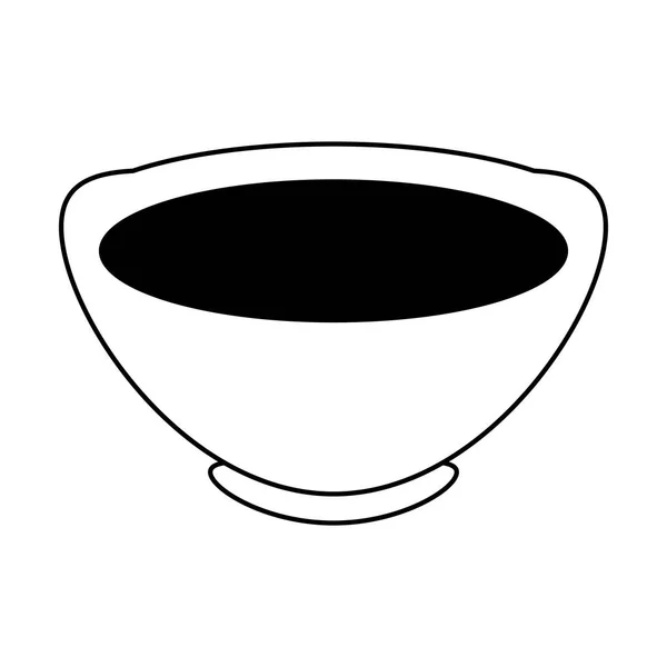 Ícone chinês xícara de chá — Vetor de Stock