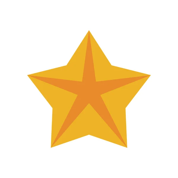 Joyeux noël icône étoile décorative — Image vectorielle
