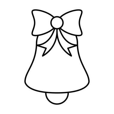 Mutlu Noeller çan dekorasyon ikonu