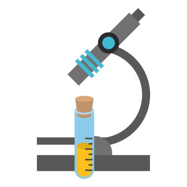 test tüpü ve mikroskop
