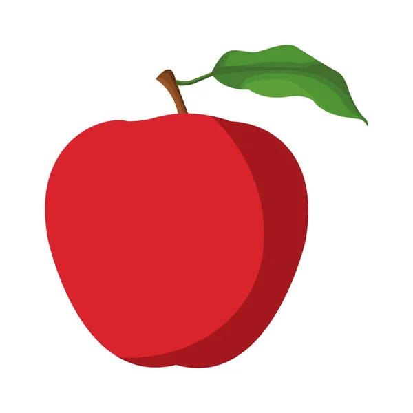 Desenho de imagem ícone de fruta de maçã — Vetor de Stock