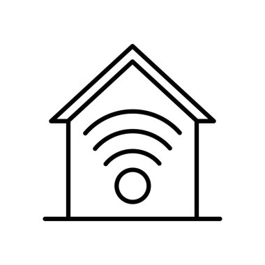 Wi-Fi sinyalli ev önü cephesi