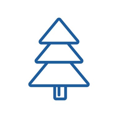 Mutlu noeller çam ağacı ikonu